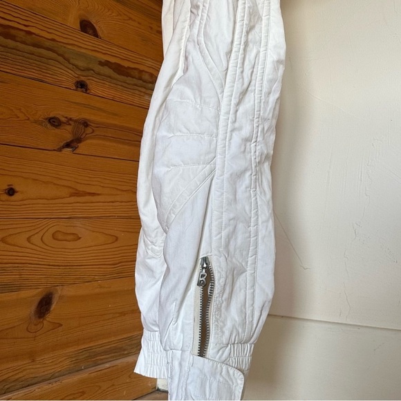 BOGNER SKI JUMPSUIT WOMENS NEUTRAL BELTED BODYCON RETRO SKI SUIT SMALL - Picture 14 of 14